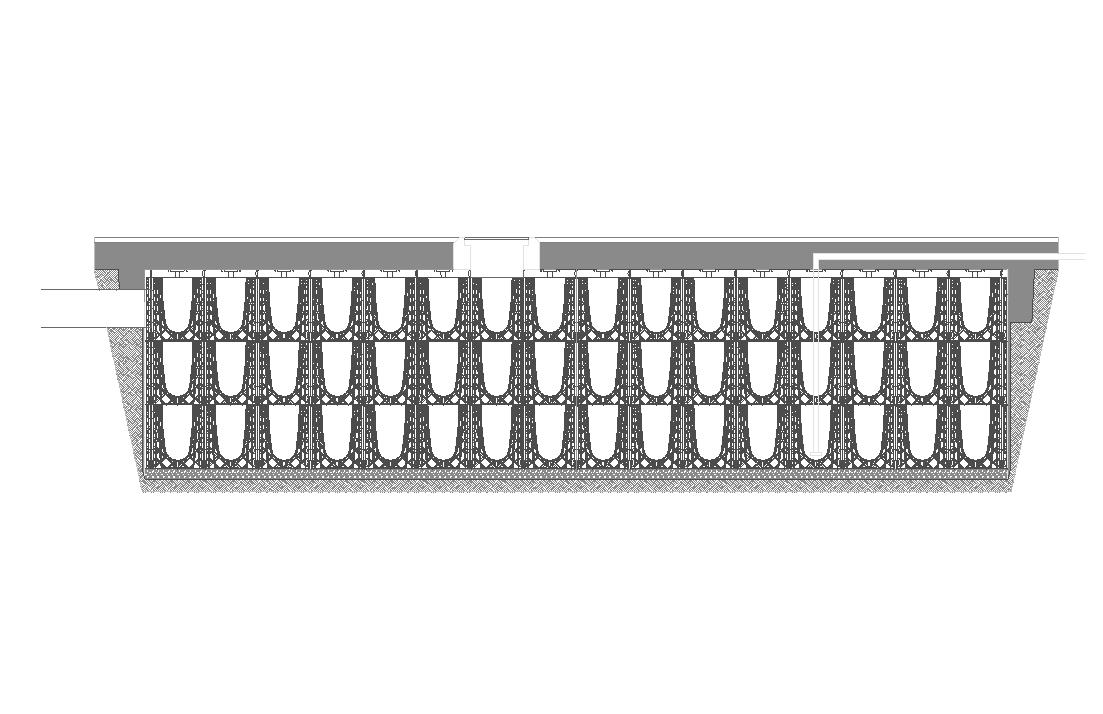 INFILTRATION TRENCH 75 cu m