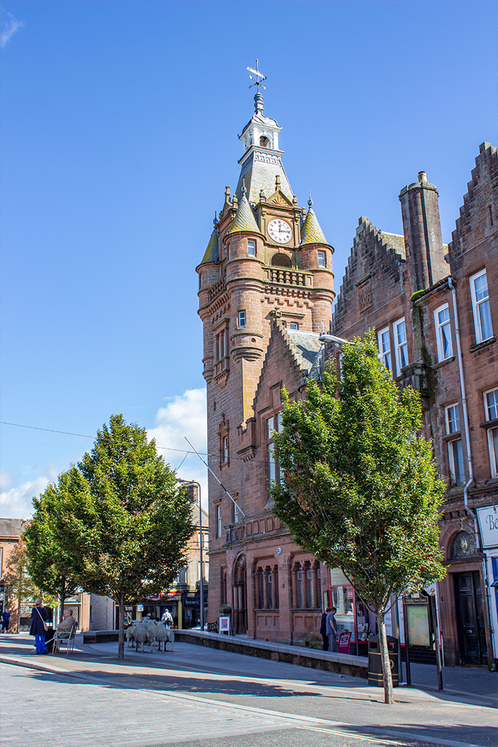 High Street Lockerbie, UK GreenBlue Urban